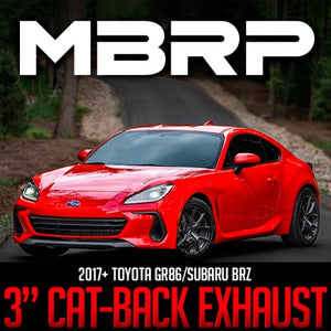 MBRP Catback Exhaust w/Burnt Tips: Toyota GR86 / Subaru BRZ