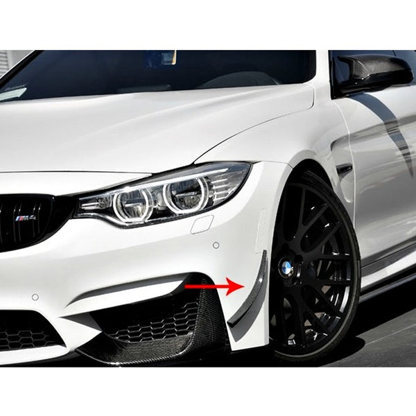 AutoTecknic Front Bumper Carbon Fiber Canards BMW F80 M3 F82 M4
