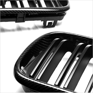 AutoTecknic Dual Slat Front Grilles Carbon Fiber BMW F22 2-Series & F87 M2