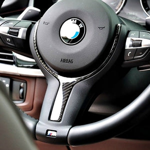 AutoTecknic Carbon Fiber Steering Wheel Trim BMW F-Chassis M-Sport