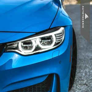 AutoTecknic Carbon Fiber Headlight Covers BMW F32 F36 4-Series F80 M3 F82 M4