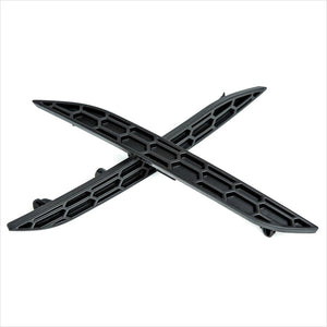 Acexxon Honeycomb Rear Reflector Inserts Matte Black BMW F22 M235i M240i & M-Sport