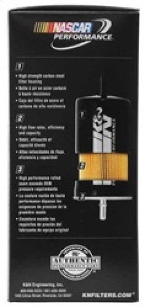 K&N Cellulose Media Fuel Filter 2.125in OD x 5.438in L