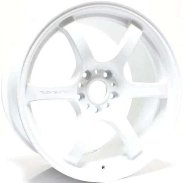 Gram Lights 57DR 18x9.5 +38 5-114.3 Ceramic Pearl Wheel