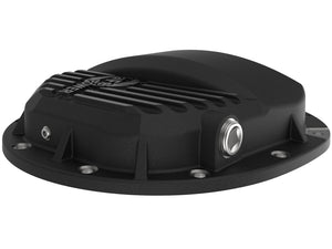 aFe Pro Series AAM 9.5/9.76 Rear Diff Cover Black w/Mach Fins & Oil 14-19 GM Silverado/Sierra 1500