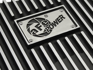 aFe Power Transmission Pan Black Machined 11-14 Ford 6R140 Trucks V8 6.7L (td)