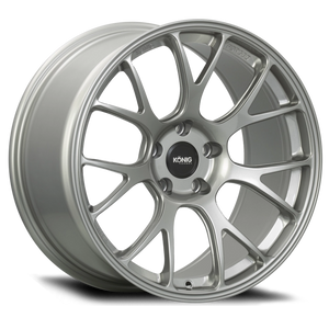 Konig Forged F1M 18X9.5 5X114.3 ET35 Ash Silver Knurled Bead