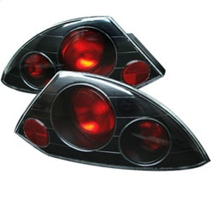 Spyder Mitsubishi Eclipse 00-02 Euro Style Tail Lights Black ALT-YD-ME00-BK