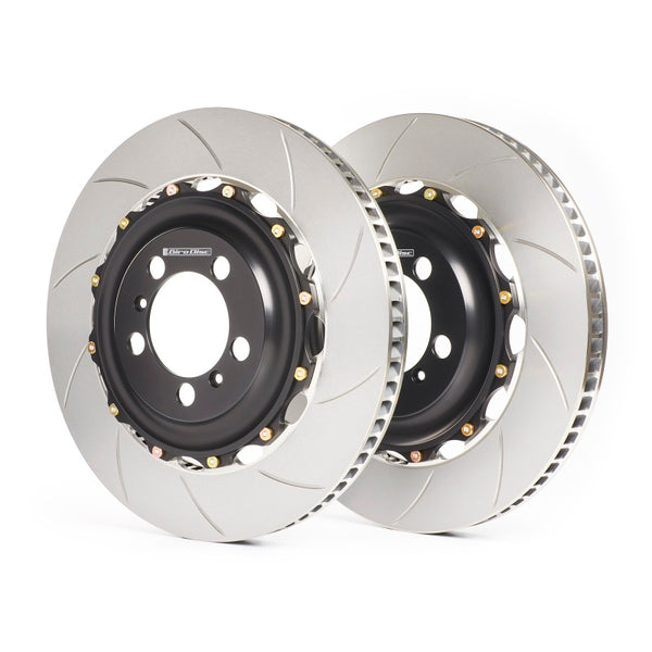 GiroDisc 13-18 Audi RS6/RS7 (C7 Excl CCM) Zinc Plated Slotted Front Rotors