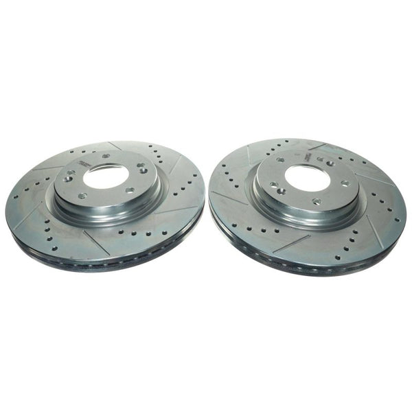 Power Stop 21-22 Kia K5 Front Drilled & Slotted Rotor (Pair)
