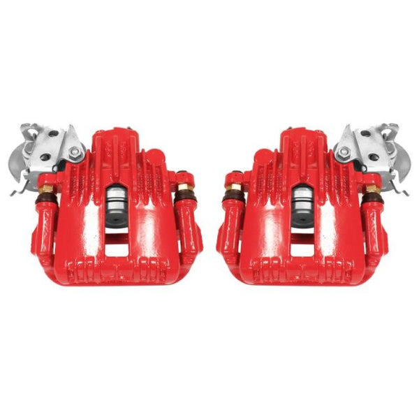 Power Stop 93-97 Chevrolet Camaro Rear Red Calipers w/Brackets - Pair