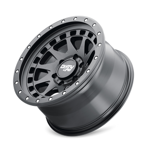 Dirty Life 9311 Enigma Pro 17x9/5x127 BP/-12mm Offset/71.5mm Hub Matte Black Wheel - Beadlock