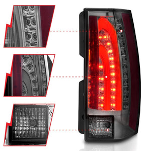 ANZO 2007-2014 Chevrolet Suburban LED Taillights Smoke G5 - Escalade Look