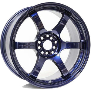 Gram Lights 57DR 18x9.5 +38 5-114.3 Eternal Blue Pearl Wheel