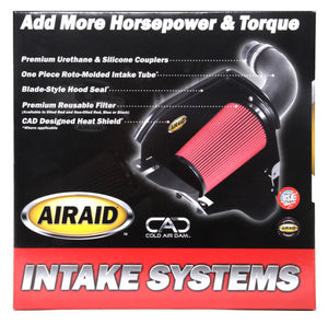 Airaid 03-06 Jeep Wrangler 2.4L CAD Intake System w/ Tube (Dry / Red Media)