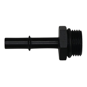 DeatschWerks 10AN ORB Male to 3/8in Male EFI Quick Connect Adapter - Anodized Matte Black