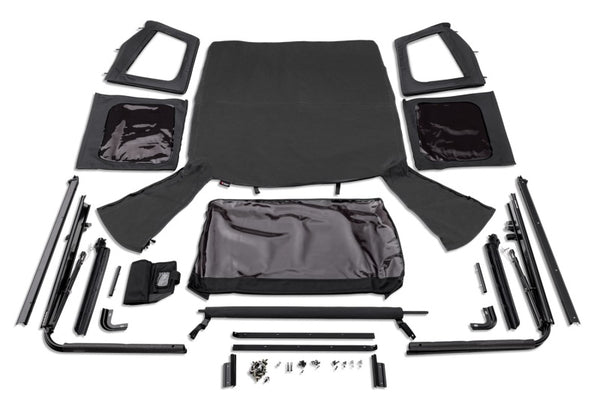 Rugged Ridge Complete Soft Top w/Black Frame 76-95 Jeep Wrangler CJ/YJ