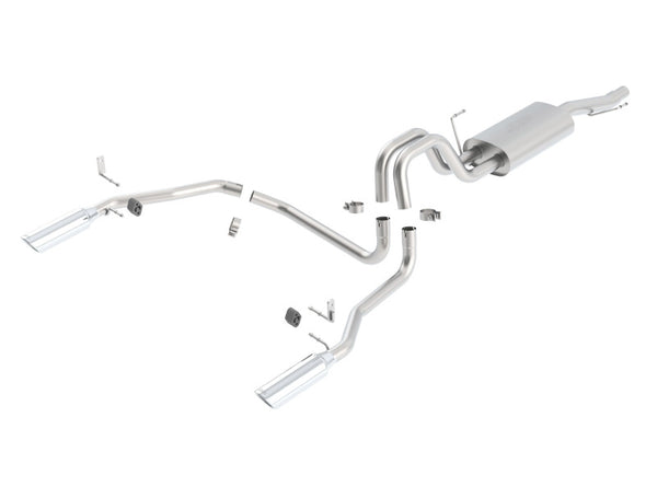 Borla 05-08 Ford F-150 66in/78in Bed 4dr SS Catback Exhaust Ford F-150 FX2