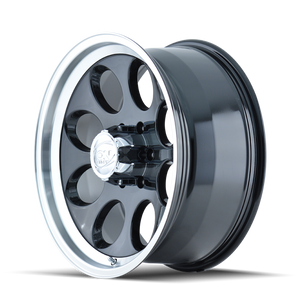 ION Type 171 16x8 / 5x139.7 BP / -5mm Offset / 108mm Hub Black/Machined Wheel