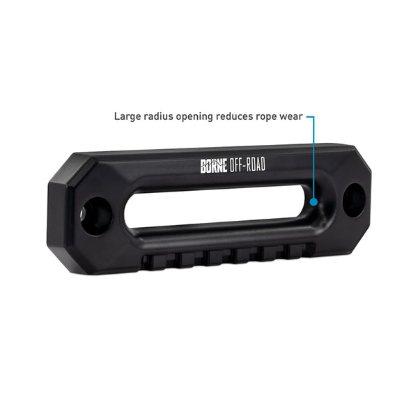 Borne Off-Road Hawse Fairlead - Black