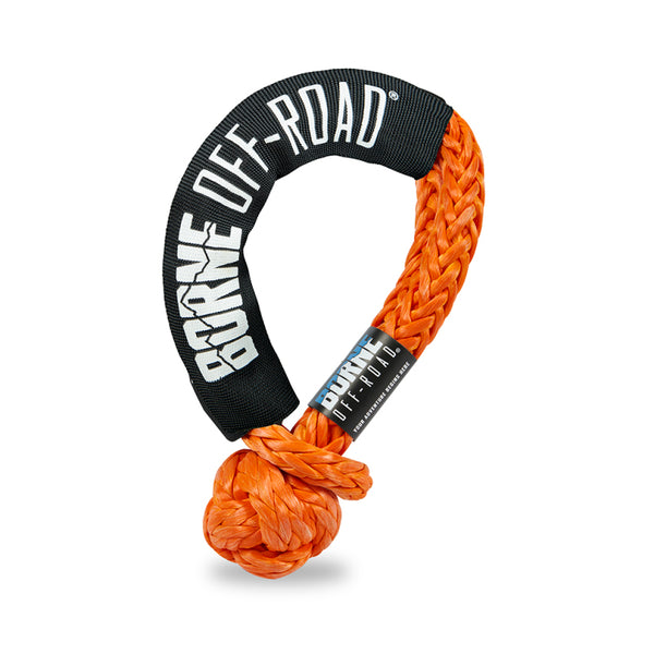 Borne Off-Road 1/2in X 20in Soft Shackle Dark Orange