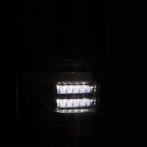 AlphaRex 15-20 Ford F150 Luxx-Series LED Tail Lights Alpha-Black