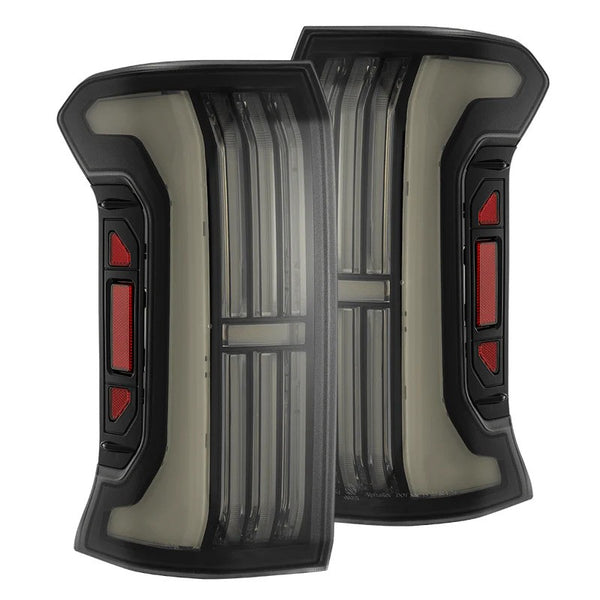 AlphaRex 24-25 Toyota Tacoma NOVA-Series Prismatic LED Tail Lights Alpha-Black