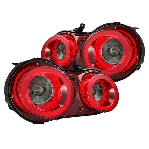 Alpharex 09-25 Nissan GT-R NOVA-Series Prismatic LED Tail Lights Red Smoke
