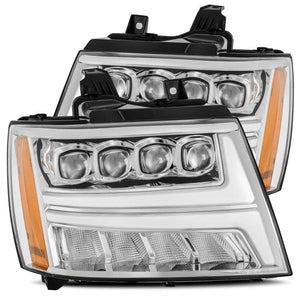 AlphaRex 07-14 Chevrolet Tahoe/Suburban/07-13 Avalanche NOVA-Series LED Projector Headlights Chrome