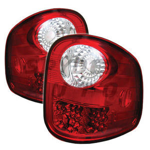 Spyder Ford F150 Flareside 97-03 LED Tail Lights Red Clear ALT-YD-FF15097FS-LED-RC