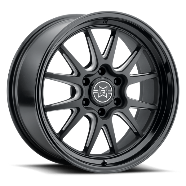 Method Raised MR802 20x9 / 8x170 BP / -12mm Offset / 125mm Bore - Double Black Milled Wheel