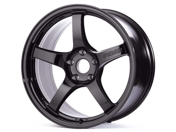 Gram Lights 57CR 18x9.5 +38 5-114.3 Glass Black Wheel