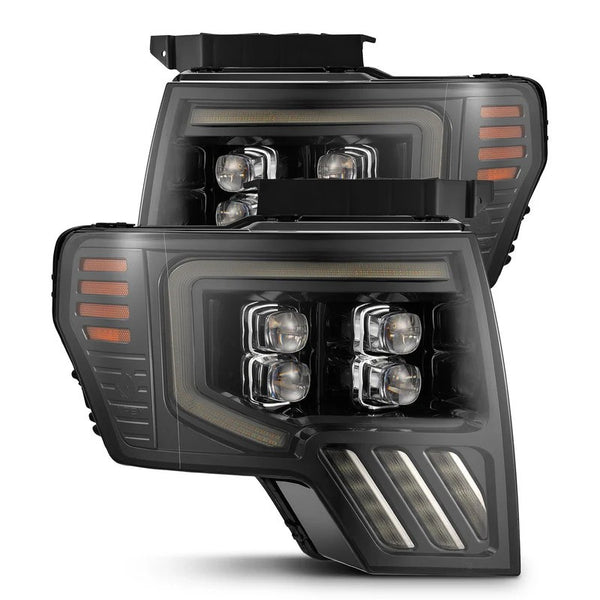 AlphaRex 09-14 Ford F150 MKII NOVA-Series LED Projector Headlights Alpha-Black