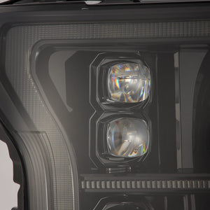 AlphaRex 18-20 Ford F-150 NOVA LED Proj Headlight Alpha Blk (14th Gen G2 Style)