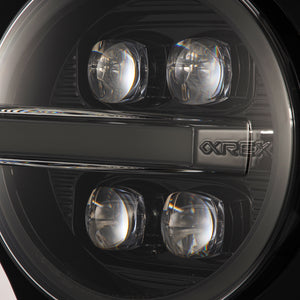 AlphaRex 21-23 Ford Bronco NOVA LED Proj Headlights Alpha-Black w/Activ Light/Seq Signal/DRL