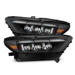 AlphaRex 15-17 Ford Mustang/18-20 Mustang Shelby GT350/GT500 MK II NOVA-Series LED Projector Headlights Black