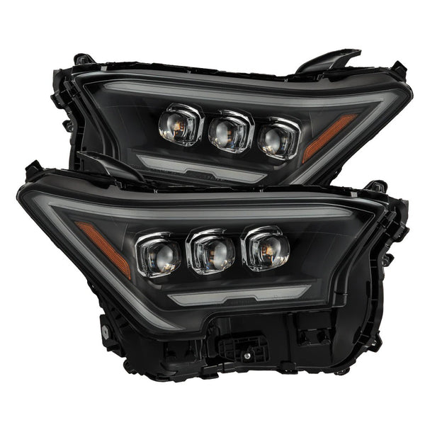 AlphaRex 24-25 Toyota Tacoma / 25-up 4Runner NOVA-Series LED Projector Headlights Black