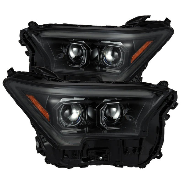 AlphaRex 24-25 Toyota Tacoma / 25-up 4Runner LUXX-Series LED Projector Headlights Alpha-Black
