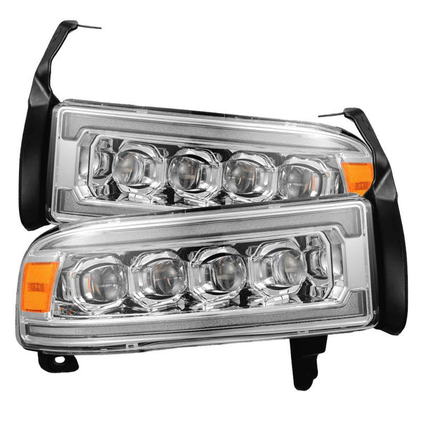AlphaRex 94-01 Dodge Ram 1500/94-02 Ram 2500/3500 NOVA-Series LED Headlights Chrome