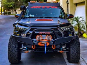 AlphaRex 14-22 Toyota 4Runner (2021 Req. Conv) NOVA LED Proj HL Blk w/Actv Light & Seq. Sig + SB DRL