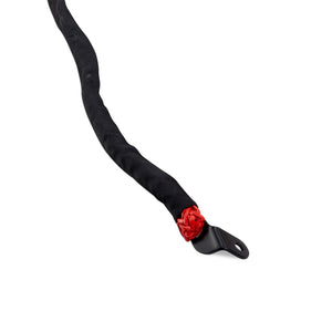 Borne Off-Road Winch Hook - 3/8in Rope - Hand Strap - Red