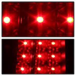 xTune 03-06 Chevy Silverado 1500 (w/o Stepside) LED Tail Lights - Blk Smoke (ALT-ON-CS03-G2-LED-BSM)