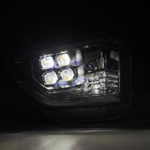 AlphaRex 14-21 Toyota Tundra MK II NOVA-Series LED Projector Headlights Alpha-Black