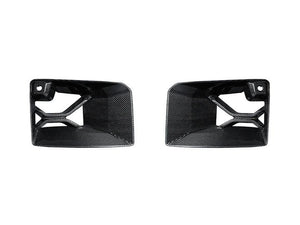 AutoTecknic Dry Carbon Podium Front Bumper Lower Vent Set BMW G87 M2