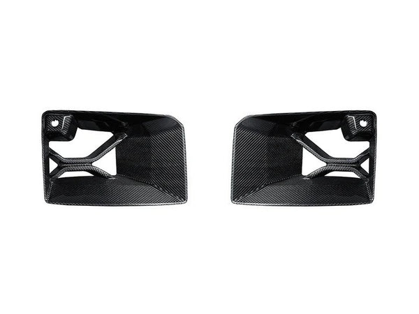 AutoTecknic Dry Carbon Podium Front Bumper Lower Vent Set BMW G87 M2