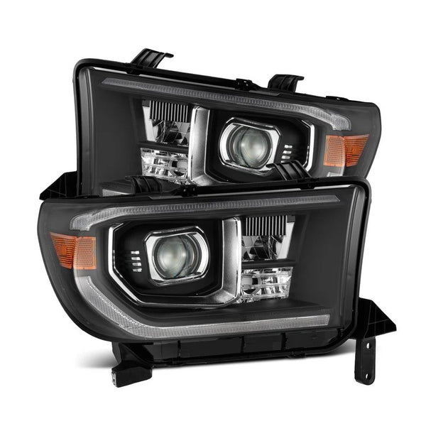 AlphaRex 07-13 Toyota Tundra/08-17 Toyota Sequoia MK II PRO-Series Halogen Projector Headlights Black (Without Level Adjuster)