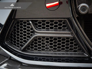 AutoTecknic Dry Carbon Fiber Corsa Front Bumper Lower Vent Set BMW G80 M3 G82 M4