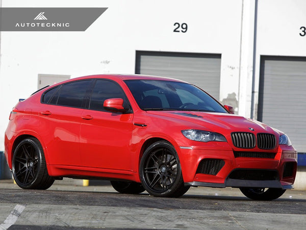 AutoTecknic Stealth Black Front Grille Set - E70 X5 / X5M | E71 X6 / X6M
