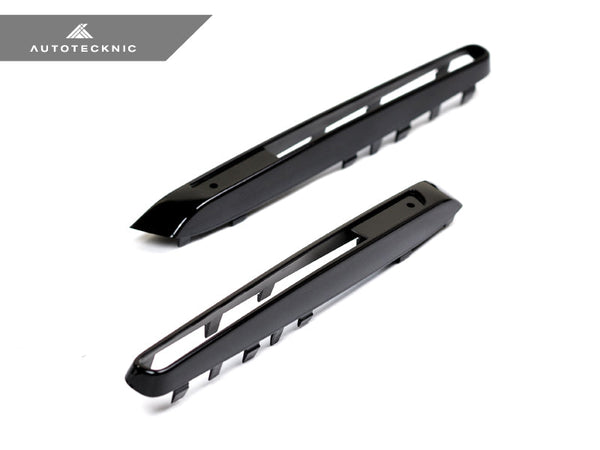 AutoTecknic Replacement Glazing Black Fender Gills - E70 X5M