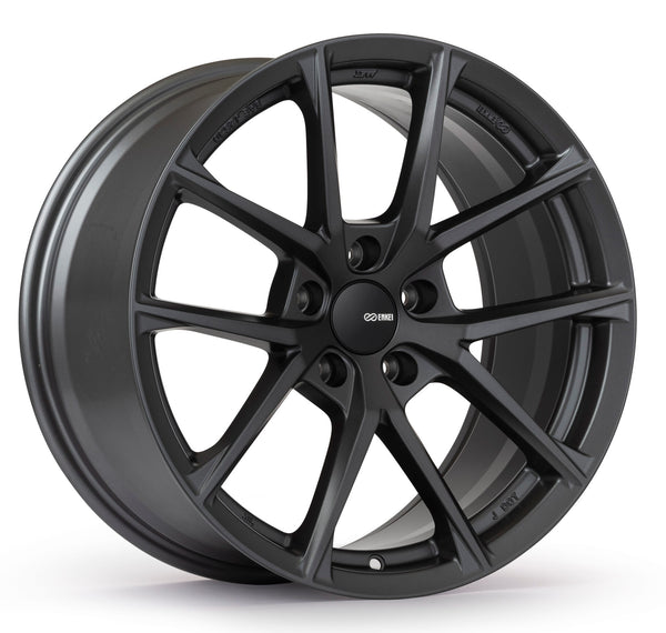Enkei Helix 18x8.5 / 5x114.3 BP / 38mm Offset / 72.6mm Bore - Gloss Gunmetal